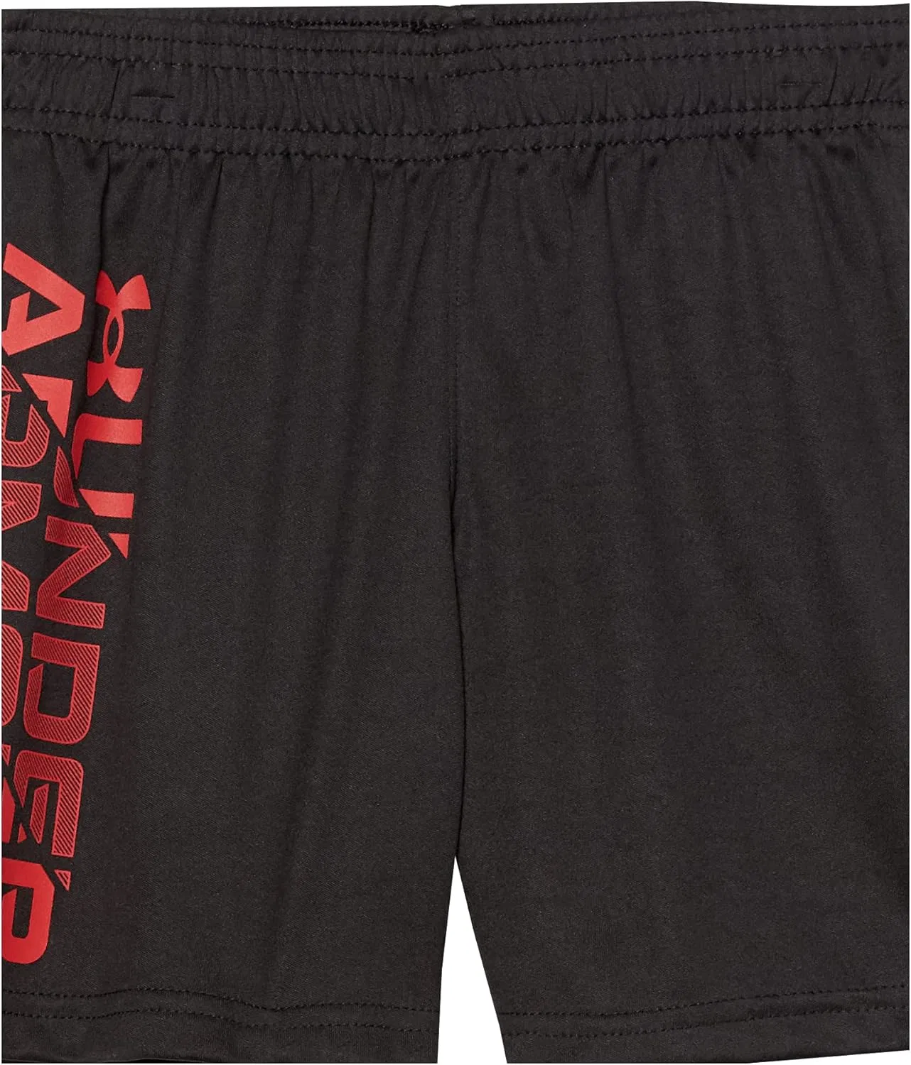 Детские шорты Under Armour Performance Tech с эластичным поясом, легкие и быстросохнущие, Black Signature — фото 3