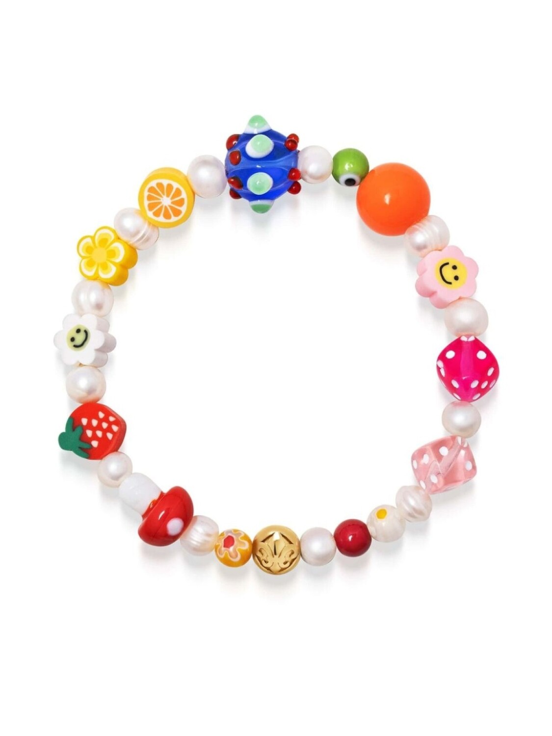 

Браслет Berry Pearl Nialaya Jewelry, золотой