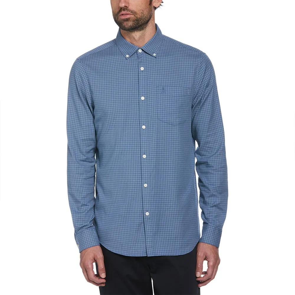 

Рубашка Original Penguin Tencel Gingham, синий