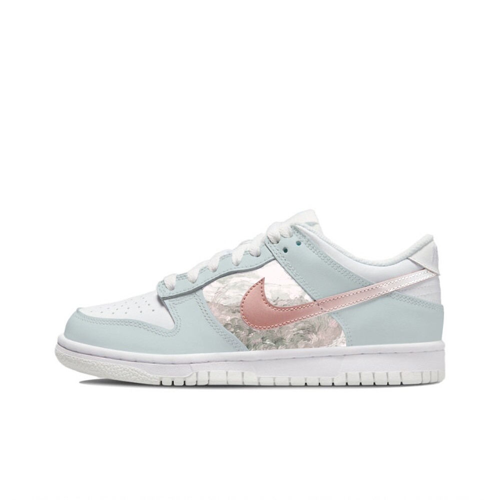 

Кроссовки Nike Dunk Skateboarding, белый/голубой/розовый