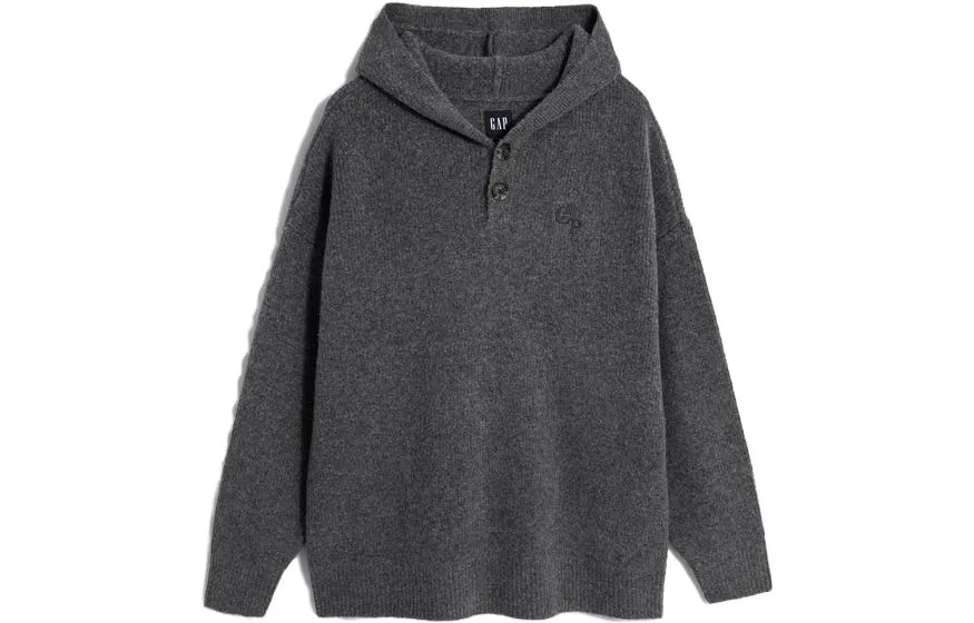 Толстовка с капюшоном Unisex GAP, черный серый