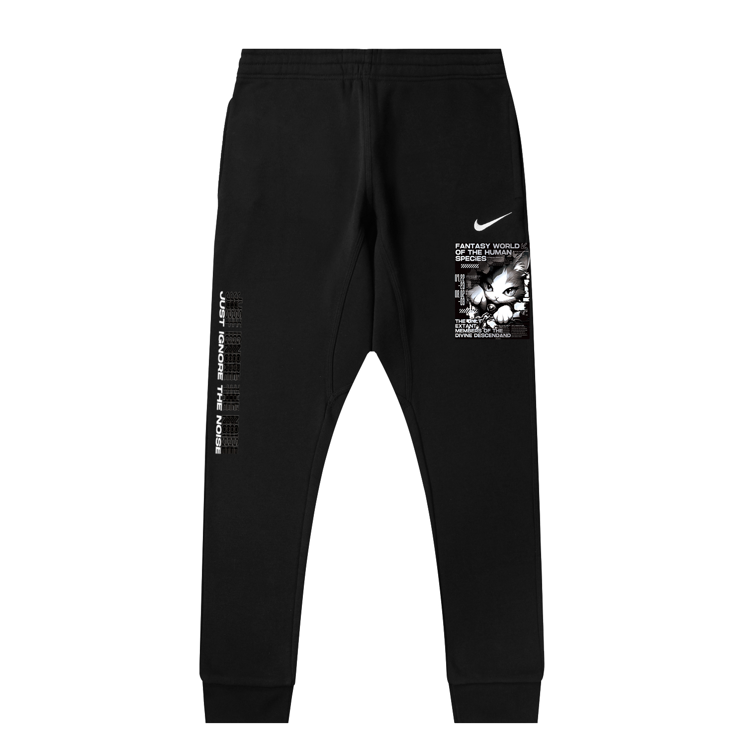 

Nike Вязаные спортивные штаны унисекс, черные