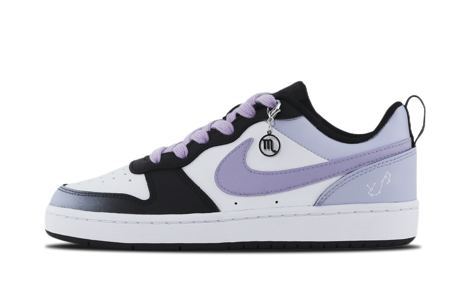 

Кроссовки Nike Court Borough 2 Skateboarding Shoes Women's Low-top Black/purple, светло-фиолетовый