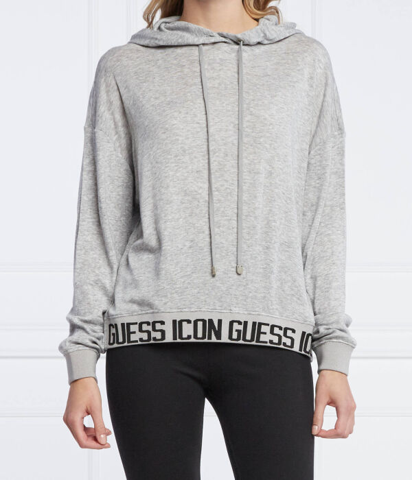 

Толстовка женская Guess Jeans с капюшоном, серый