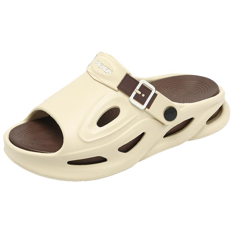 

KUPE Пляжные сандалии мужские бежево-коричневые, цвет Beige Brown