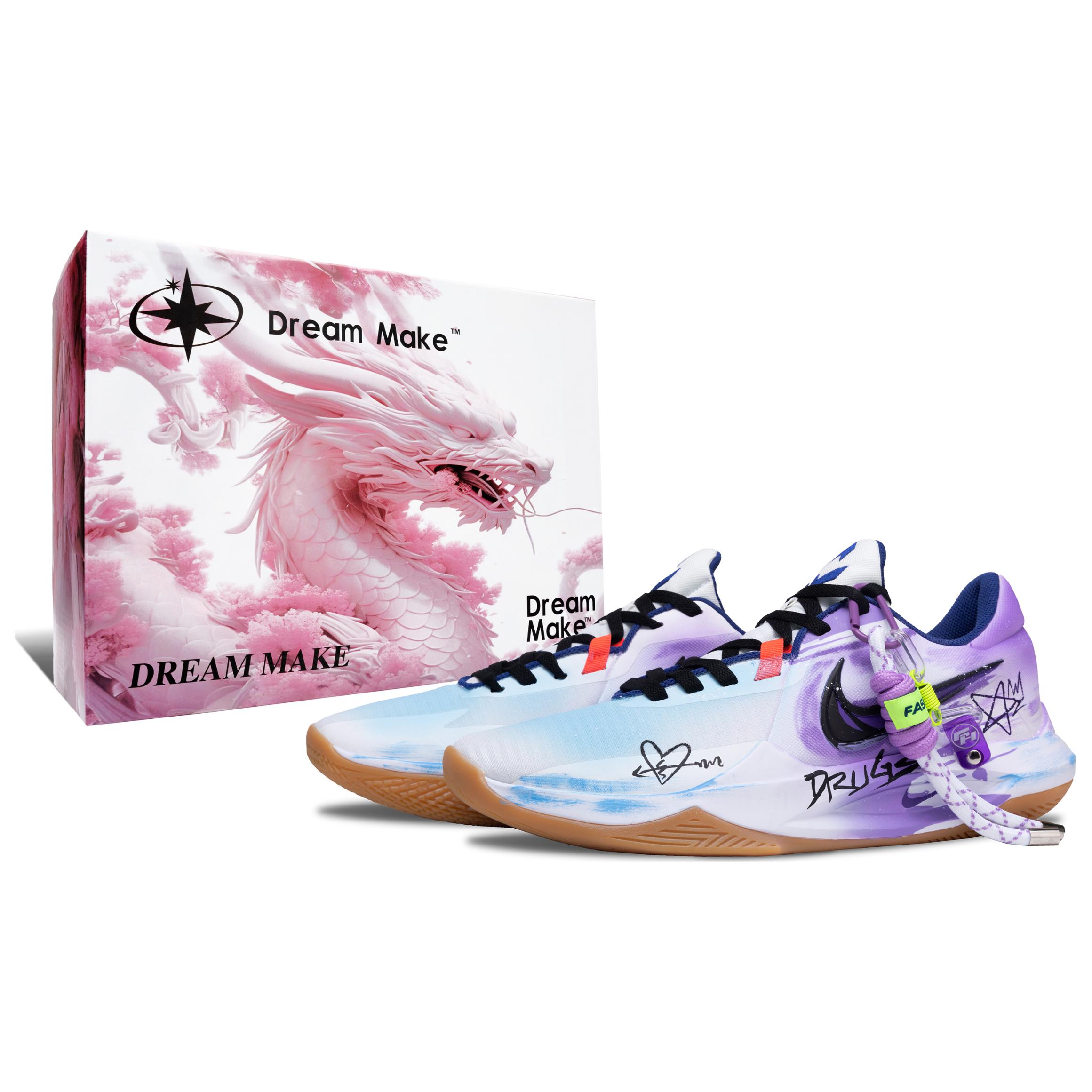 

Nike Баскетбольные кроссовки Precision 6, низкие, мужские, белые, синие