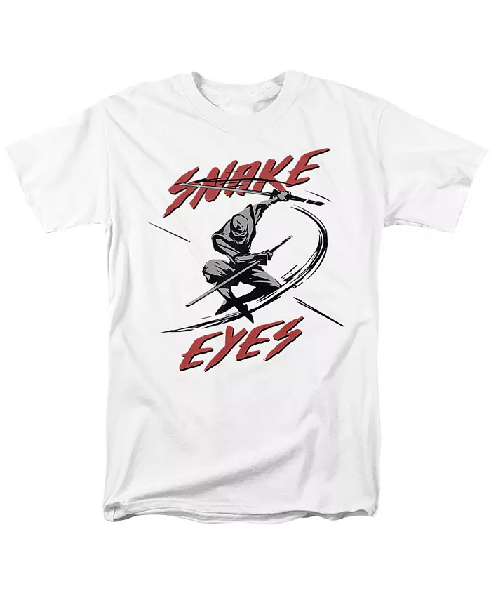 

Большая и высокая футболка Snake Eyes G.I. Joe Origins Snake Eyes Brushed Strike Hasbro+, белый