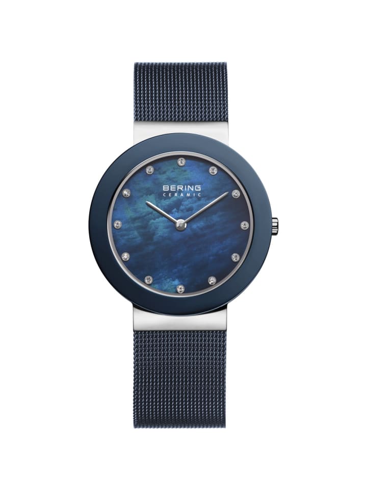 

Bering Кварцевые часы 11435-387 синего цвета