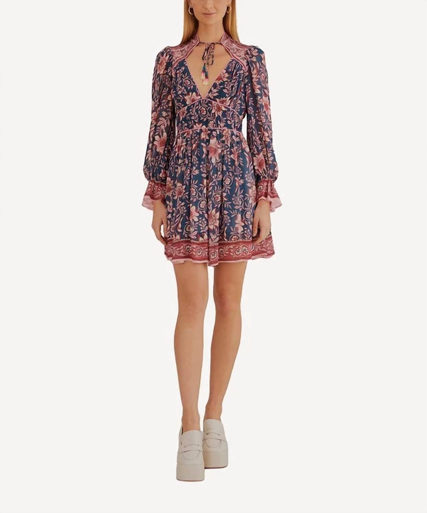 

Ainika Teal Ls Mini In Teal/multi FARM Rio