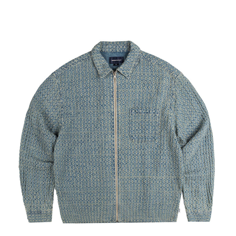 

Рубашка damaged denim shirt Thisisneverthat, синий