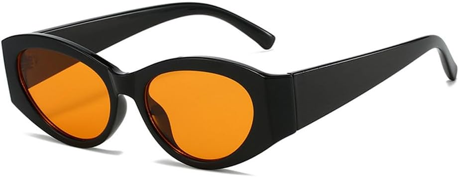 

Солнцезащитные очки «кошачий глаз» для женщин, модные сине-оранжевые оттенки, защита от ультрафиолета UV400; солнцезащитные очки с градиентным переходом для мужчин HYYZZC, Black Orange