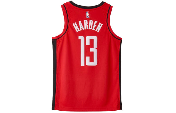 Спортивная футболка nba casual sports basketball jersey sw fan edition 19-20 season houston rockets no. 13 red Nike, красный — фото 2