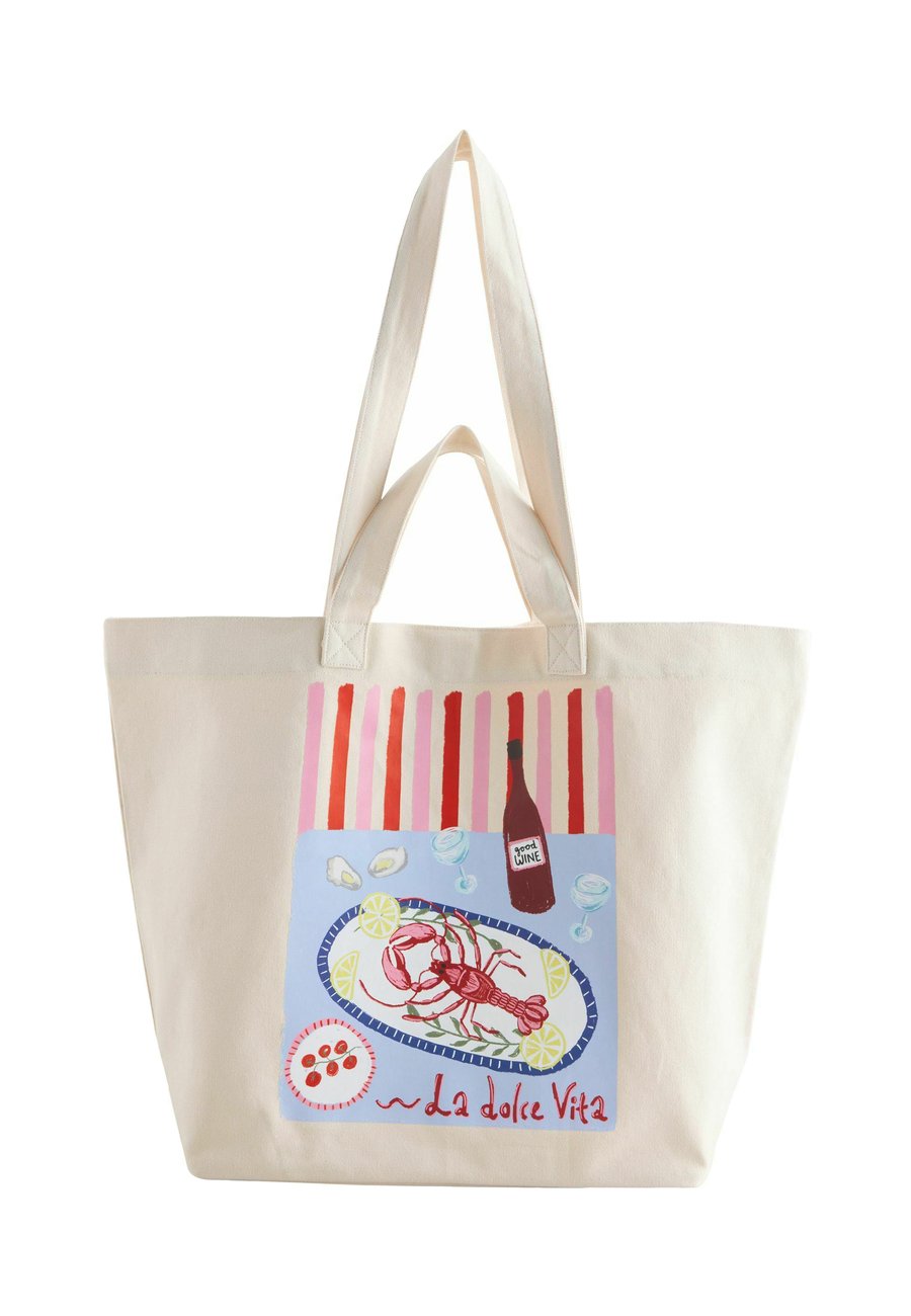 

Сумка Next LOBSTER PRINT SHOPPER, Cream/Beige