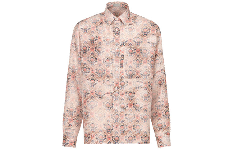 

Ежеквартальные новинки Рубашка мужская розовая Dior, розовый