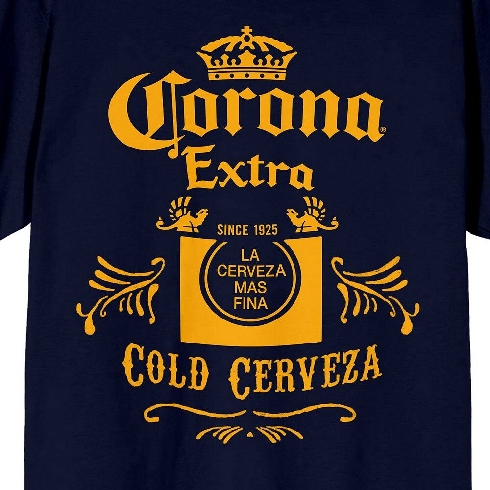

Мужская футболка Corona Cold Cerveza Label Licensed Character, синий