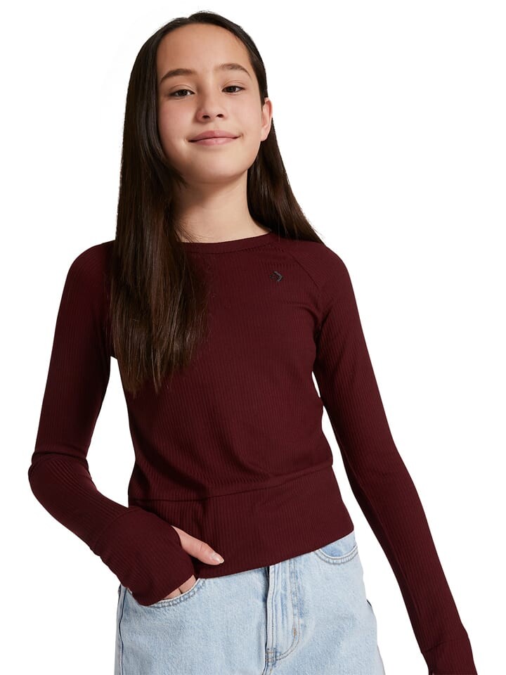 

Лонгслив Converse, цвет dunkelrot