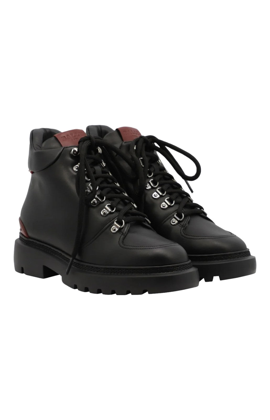 Ботинки мужские Bally Valiant 6239847 из черной телячьей кожи
