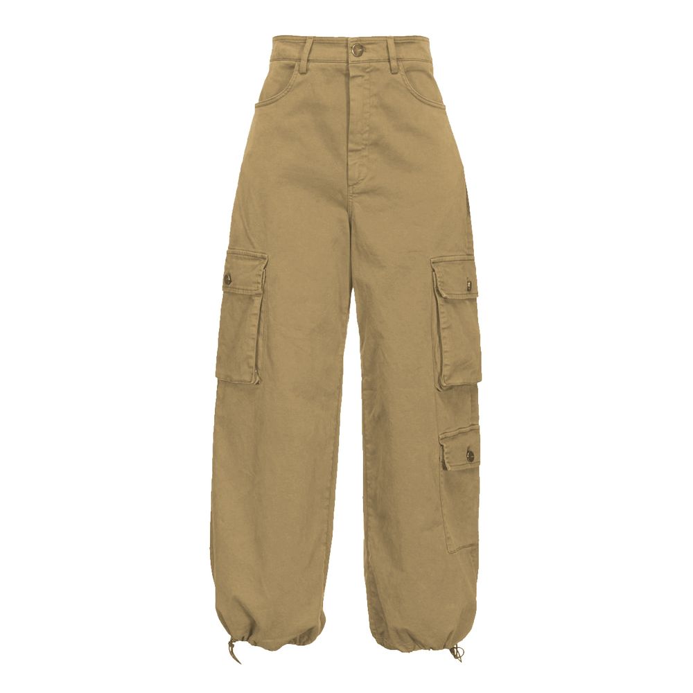 

Бежевые хлопковые джинсы и брюки Pinko