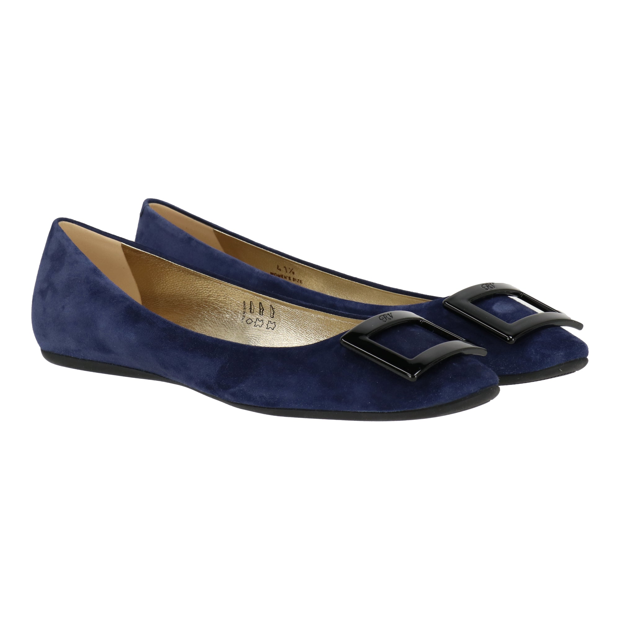 Женские туфли Roger Vivier светло-голубые