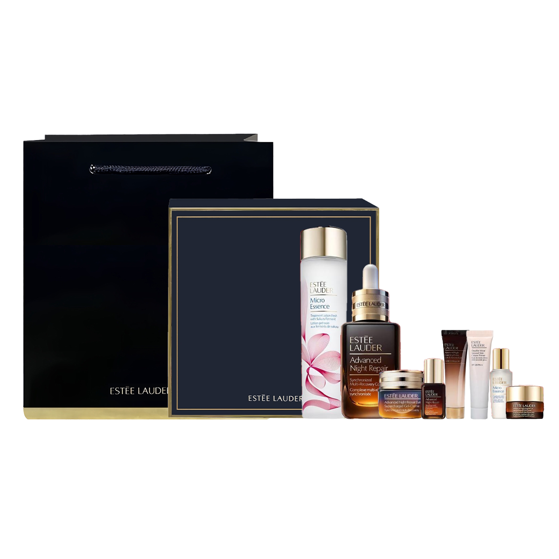 

Набор косметики celebrity box для уменьшения морщин, подтяжки и восстановления, 8 предметов ESTEE LAUDER