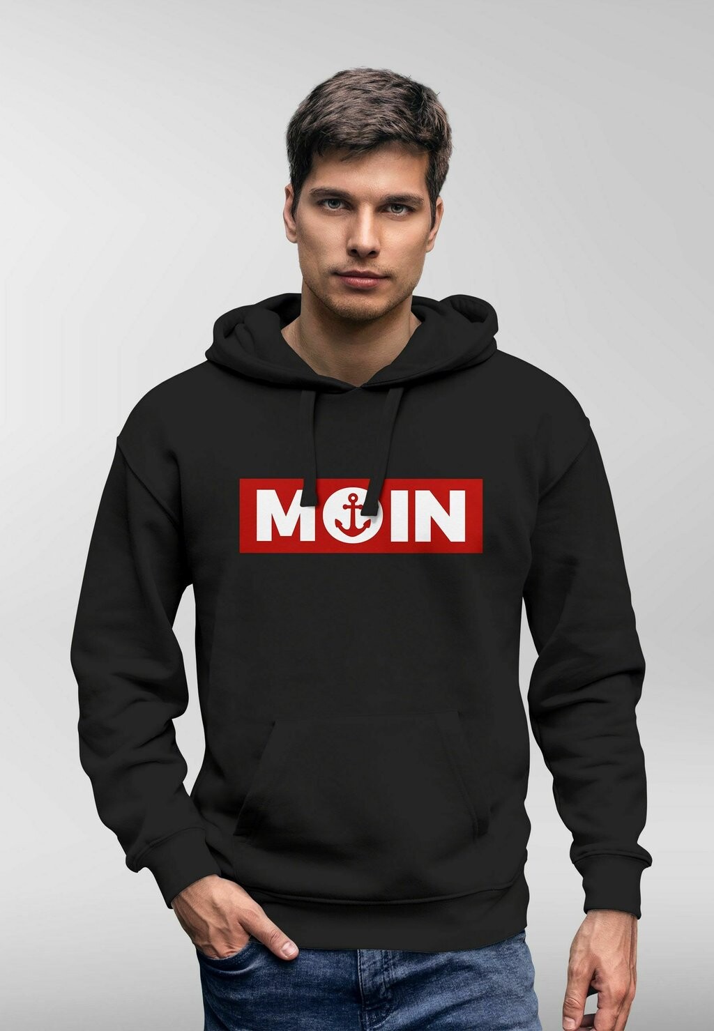 

Толстовка MOIN NORDDEUTSCH MORGEN ANKER Neverless, цвет schwarz