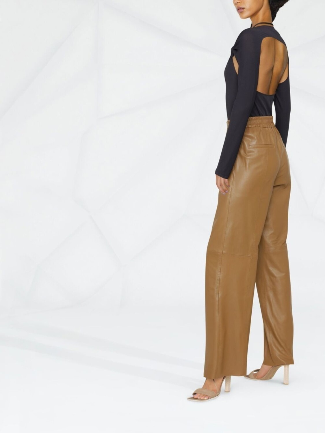 Jacquemus боди с вырезами, синий — фото 3