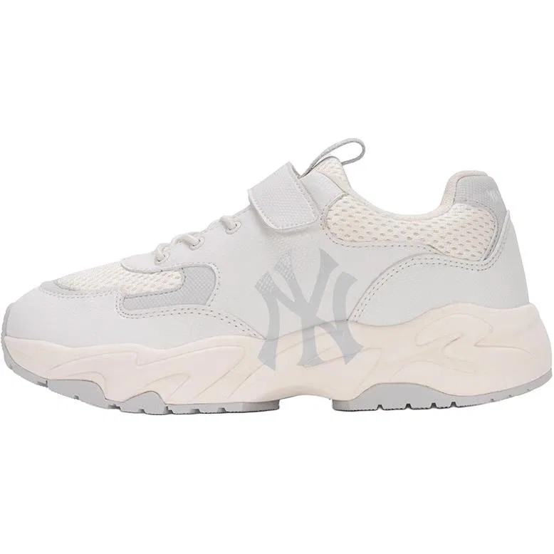 Кроссовки детские повседневные MLB Kids Light Gray White