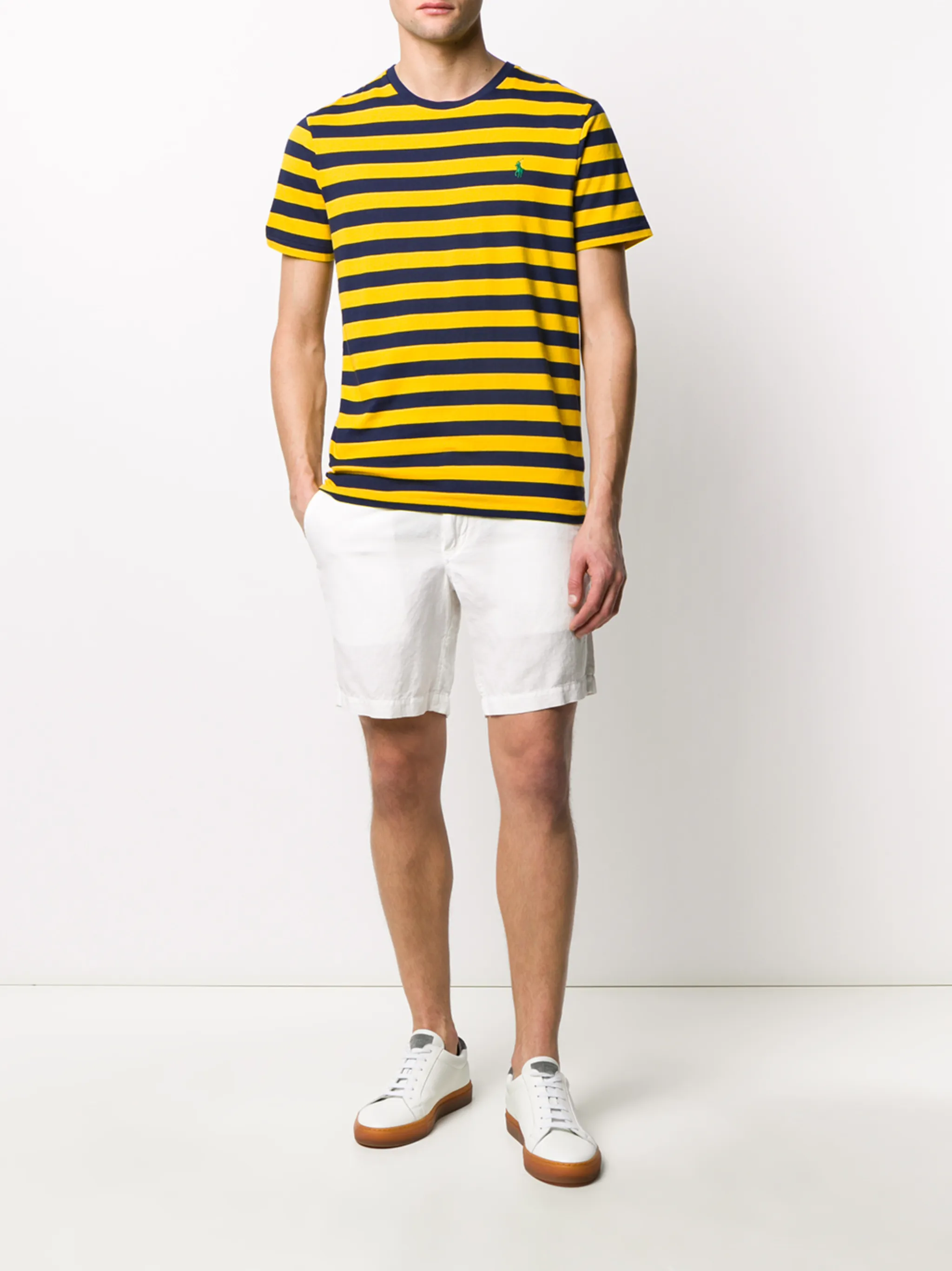 Шорты чинос кроя слим Polo Ralph Lauren, белый — фото 2