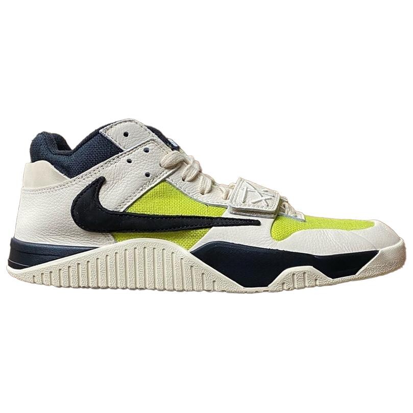 Кроссовки Jordan Jumpman Jack Vintage Basketball Shoes Unisex Mid-top Beige/black/yellow, бежевый/черный/желтый — фото 2