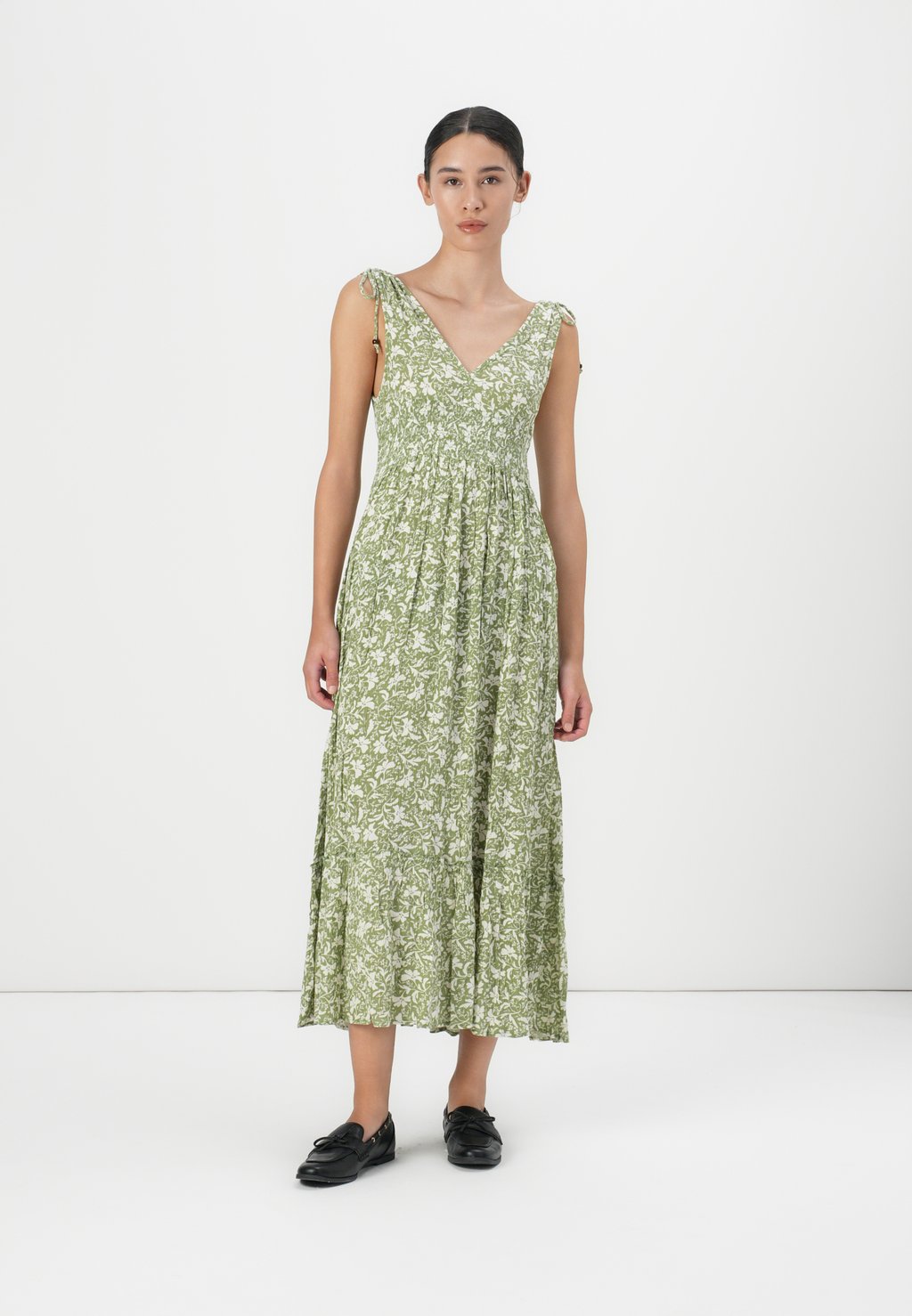

Платье макси ONLFERNANDA LIFE LONG DRESS ONLY, темно-зеленый