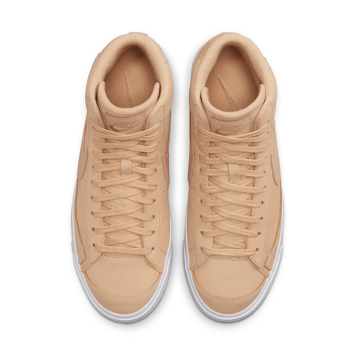 Кроссовки W BLAZER MID PRM MF Nike, цвет Beige/Beige/Weiß — фото 3