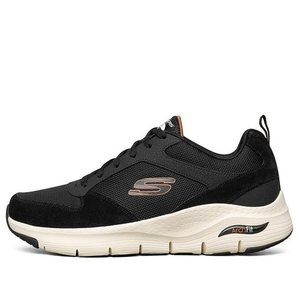 

Кроссовки arch fit 'black white' Skechers, черный
