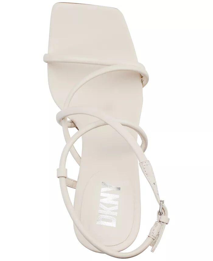 Женские босоножки Reia Strappy Slingback Dress Sandals DKNY, коричневый/бежевый — фото 4