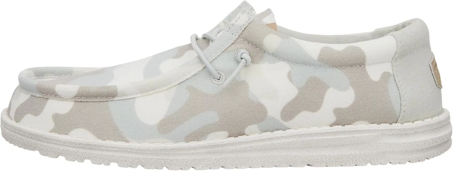 Мужские слипоны Heydude Wally Washed Camo Wally, Greyscale Desert Camo