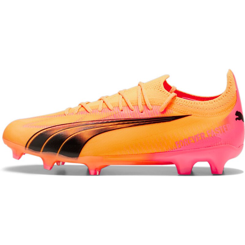 Футбольные бутсы Ultra Ultimate FG/AG Puma, цвет sun stream-puma black-sunset g — фото 4