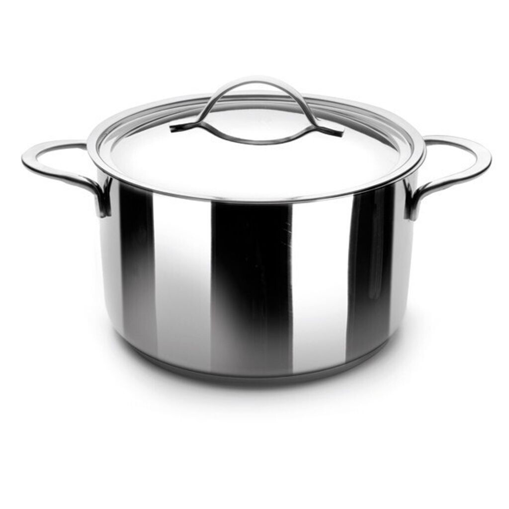 

Ibili NOAH 605224 Кастрюля с крышкой, нержавеющая сталь, диаметр 24 см, подходит для индукционных плит IBILI MENAJE, S.A.