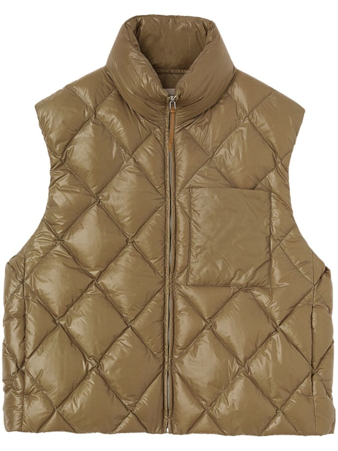 

Jil Sander стеганый дутый жилет, коричневый