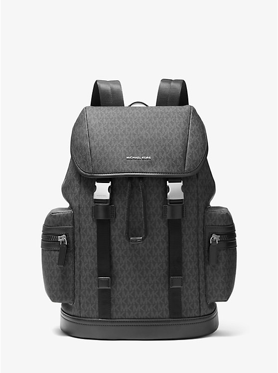 

Рюкзак с логотипом Cooper Michael Kors, черный