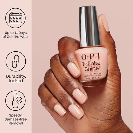 Стойкий зеленый лак для ногтей Opi Infinite Shine Long-Wear — до 11 дней носки — фото 2