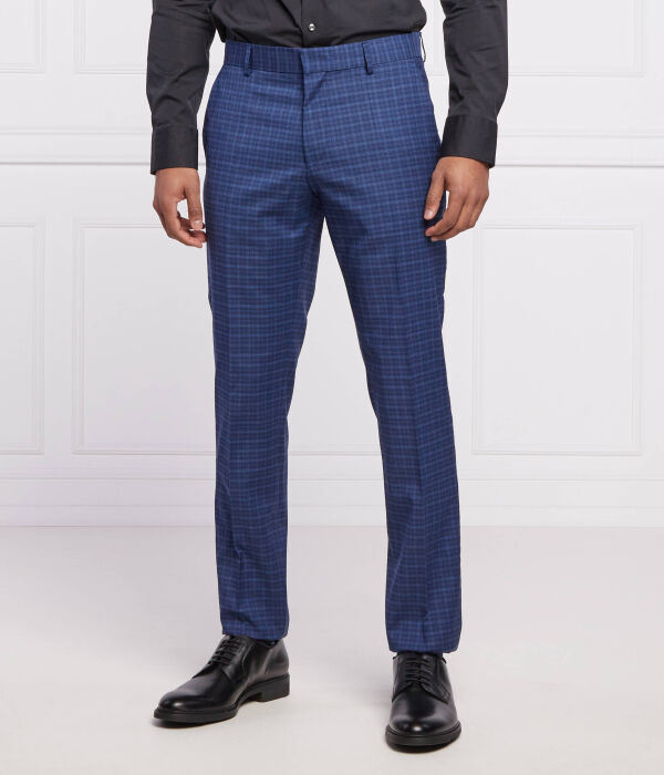 

Шерстяные брюки h-genius-mm-222 Slim Fit Boss, синий