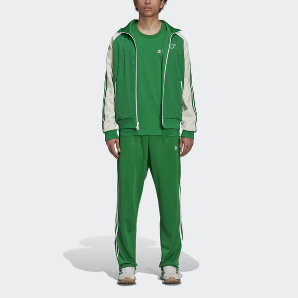 Футболка originals x human made crossover printing pattern casual sports short sleeve green Adidas, зеленый — фото 3