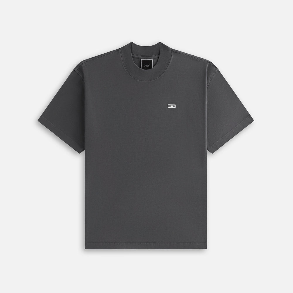 

Футболка Kith Women Mock Neck Vintage Sueded Tee, черный