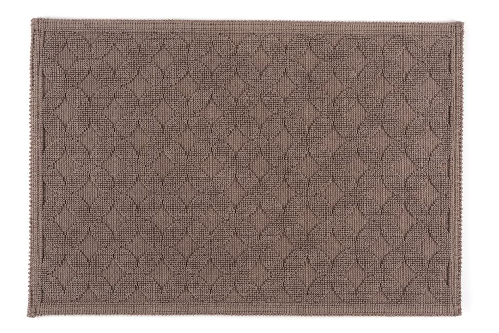 

Rhomtuft Seaside Коврик для ванной квадратный 50 x 70 см цвет серо-коричневый