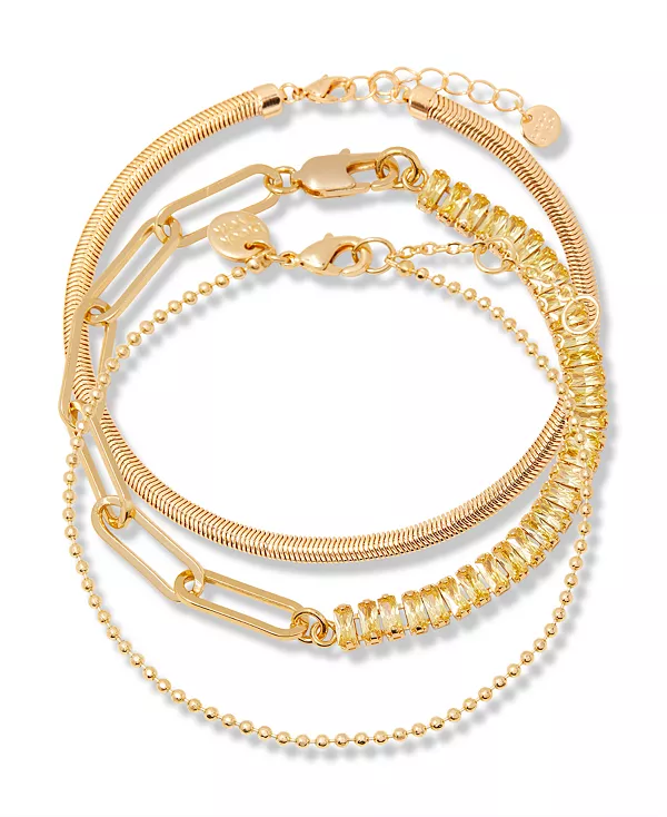 

Теннисный браслет с камнем Прии Brook & York, november