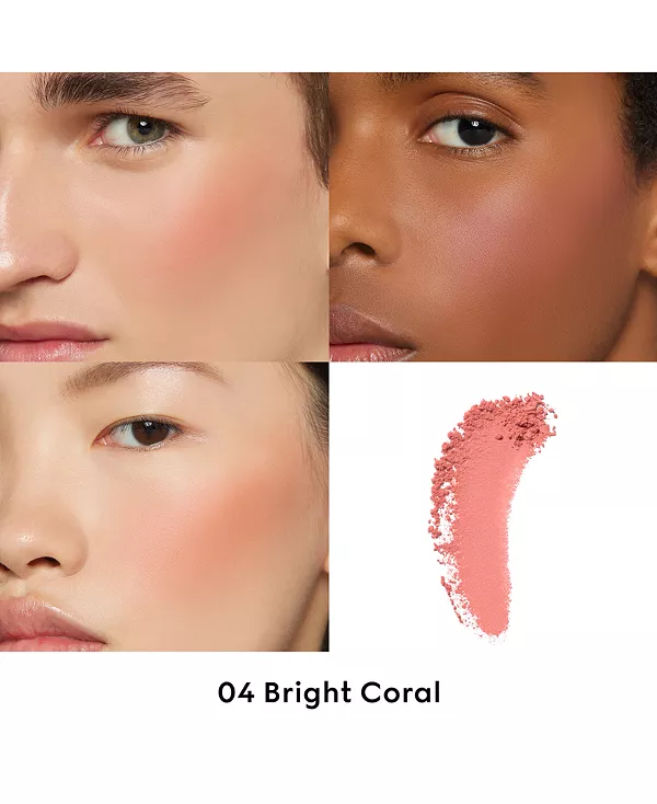 Blush de beauté сияющие матовые румяна Gucci, 04 - bright coral — фото 3