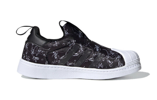 Кроссовки disney x superstar 360 j Adidas, черный — фото 2