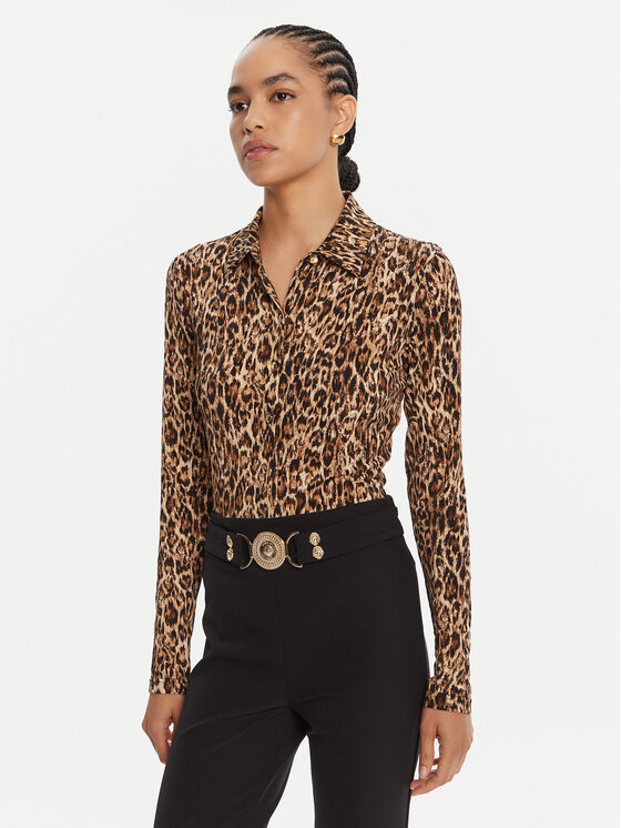 

Рубашка slim fit 79PAL228 JS496 Just Cavalli, коричневый