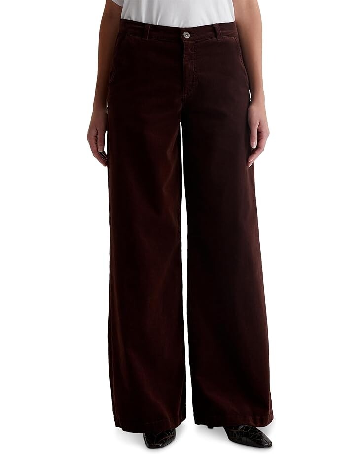 

Джинсы AG Jeans Stella Mid-Rise Wide Leg Palazzo Jeans in Alpine Bark, цвет Alpine Bark