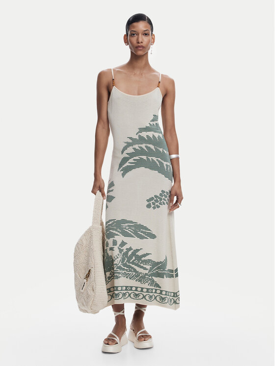 

Летнее платье облегающего кроя Marsella 25SWVF11 Desigual, бежевый