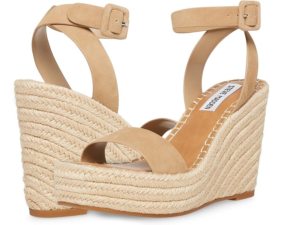 

Сандалии Steve Madden Upstage Wedge, цвет Tan Suede